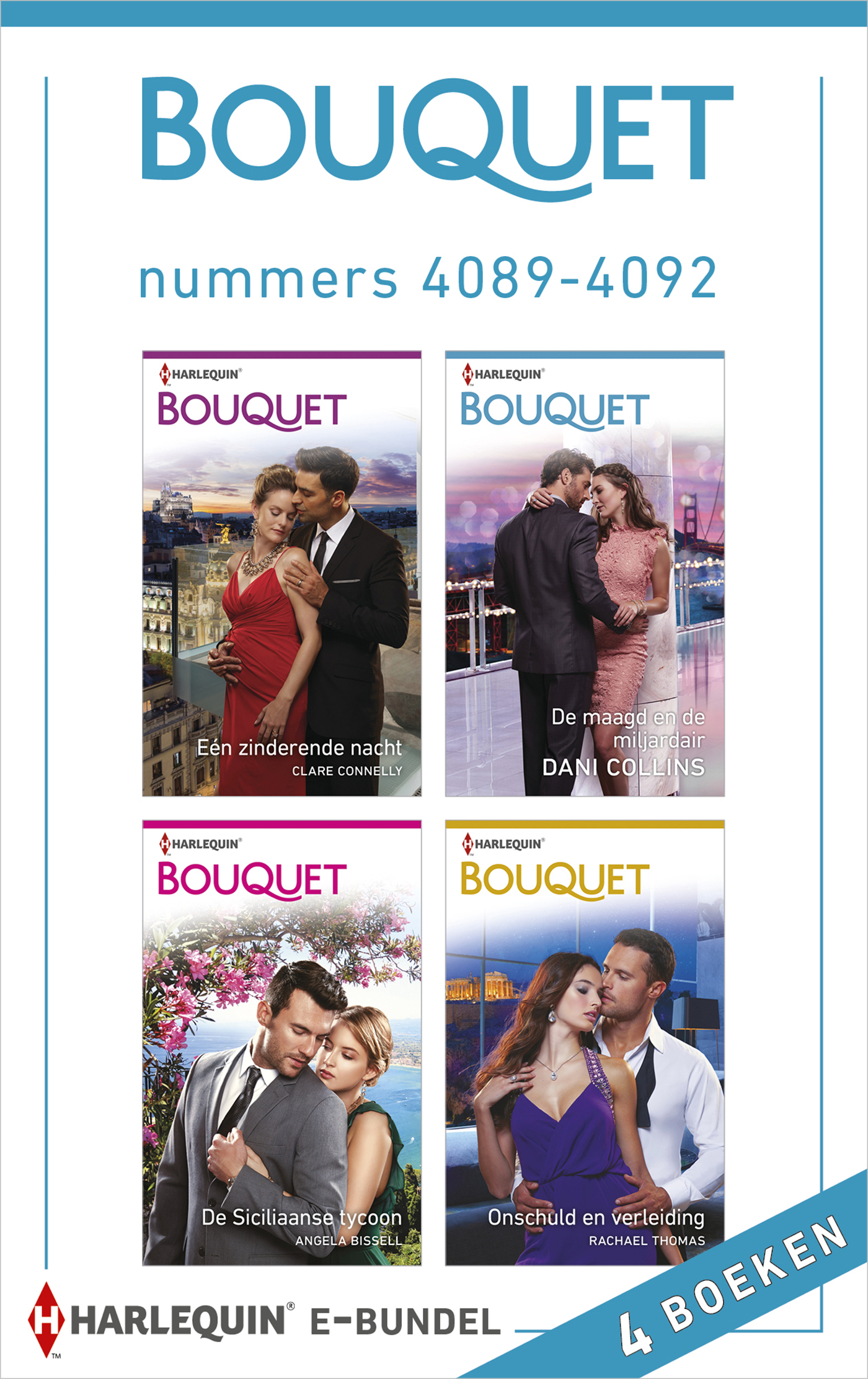 Bouquet e-bundel nummers 4089 - 4092