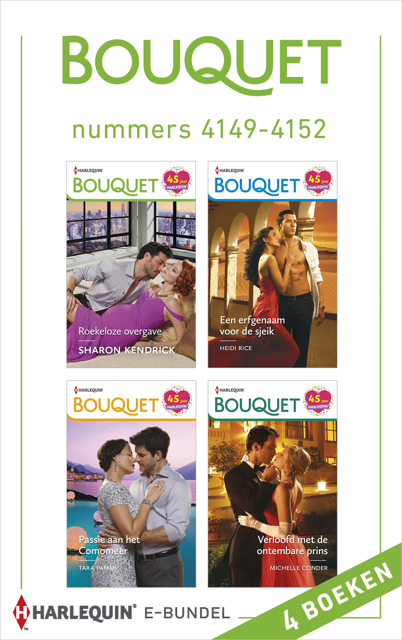 Bouquet e-bundel nummers 4149 - 4152